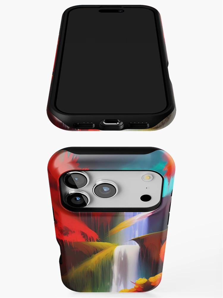 Thumbnail 3 of 4, iPhone Case, Intriguing Waterfall designed and sold by RockingPandS.
