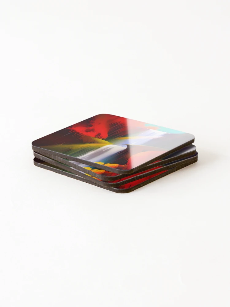 Thumbnail 4 of 5, Coasters (Set of 4), Intriguing Waterfall designed and sold by RockingPandS.