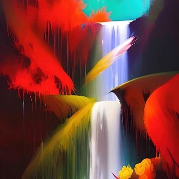 Artwork thumbnail, Intriguing Waterfall by RockingPandS