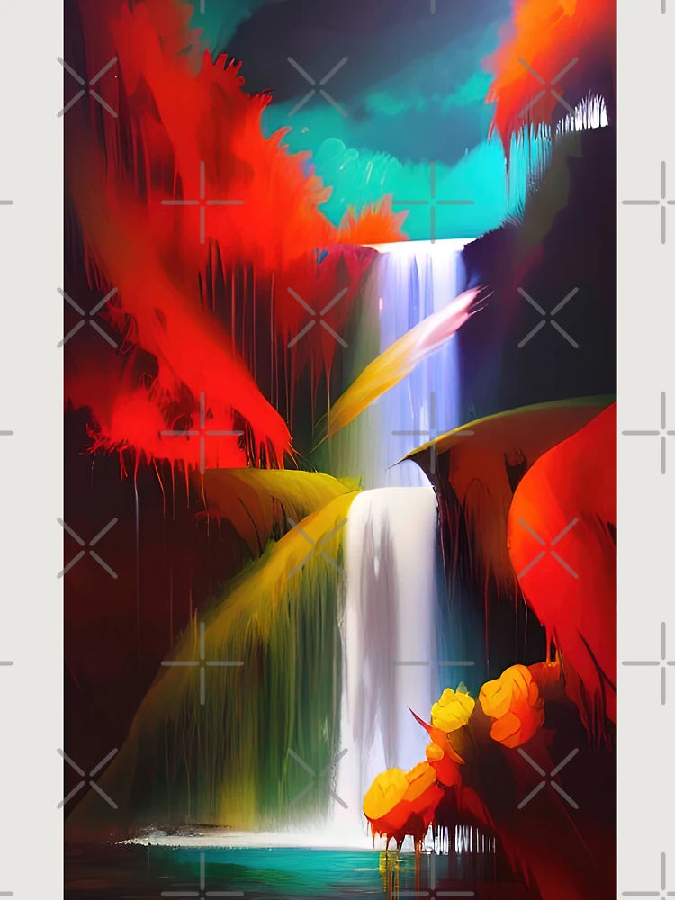 Thumbnail 6 of 6, Premium Oversized Sweatshirt, Intriguing Waterfall designed and sold by RockingPandS.