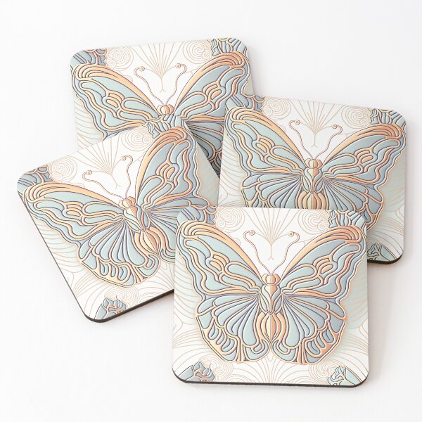 Item preview, Cute Butterfly Pattern Wall Art soft sweet Easter butterfly - high resolution designed and sold by Synthetic-Intel.