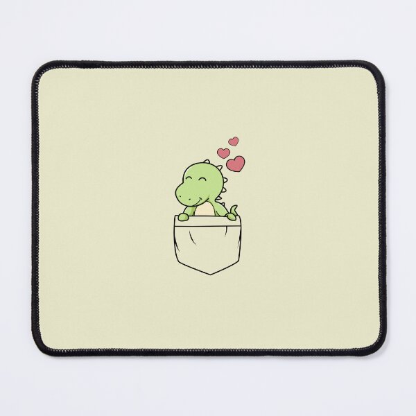 Item preview, Cute Dinosaur in Pocket with Hearts designed and sold by GoseStudio.