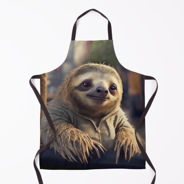 Item preview, Cute Cartoon Bright Sloth Digital Painting designed and sold by CodeAndColors.