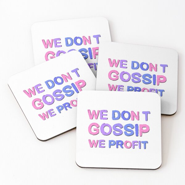 Item preview, We Dont Gossip We Profit Motivational Saying designed and sold by Emotionville.