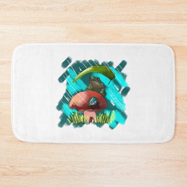 Item preview, Little frog on a rainy afternoon designed and sold by artfaerie.