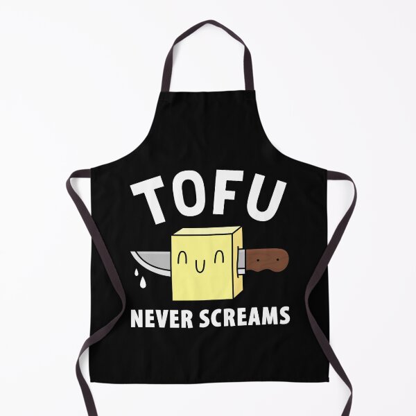 Tofu never screams Apron