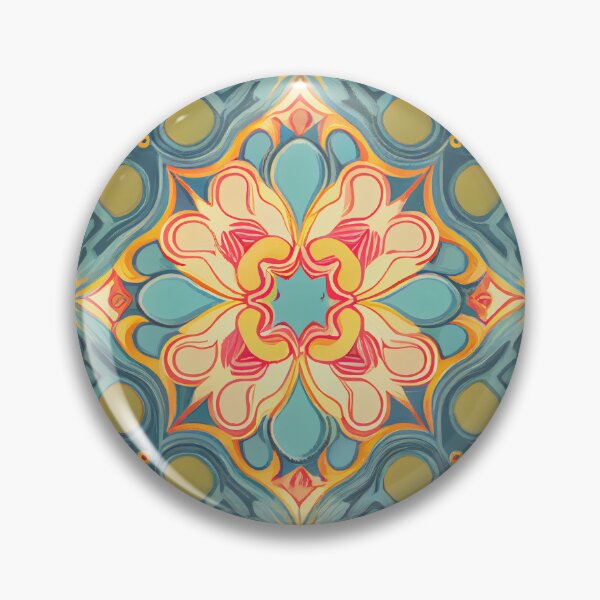 Artikelvorschau, Pastel New Traditional Pattern Digital Painting entworfen und verkauft von CodeAndColors.