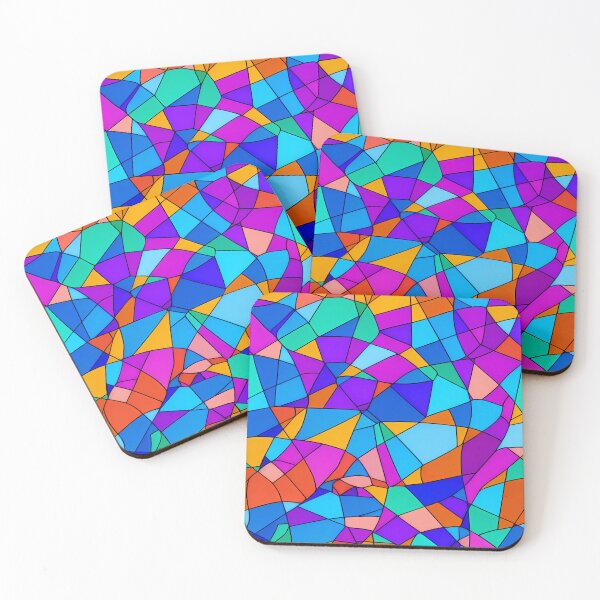 Item preview, Multicolor Abstract Art - Stained Glass  designed and sold by Artilize.