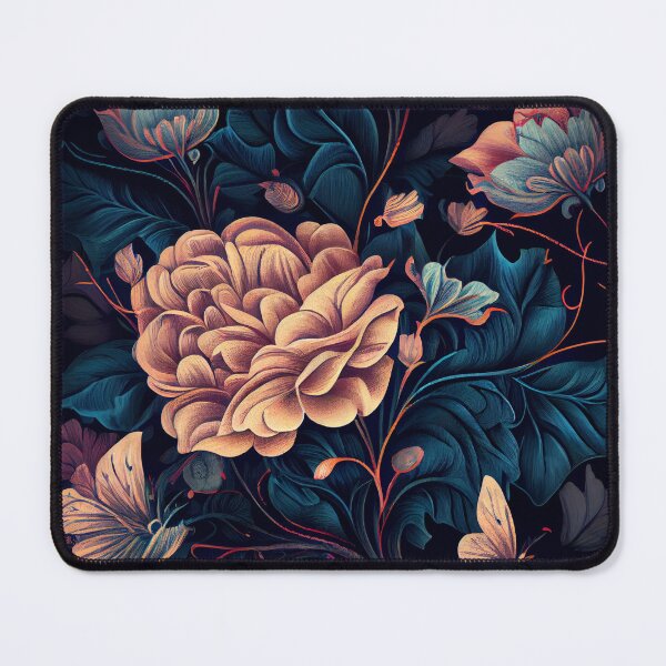 Item preview, Surreal Drawn Floral Pattern Digital Painting designed and sold by CodeAndColors.