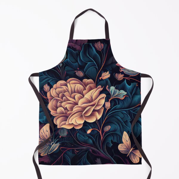 Aperçu de l'œuvre Surreal Drawn Floral Pattern Digital Painting créée et vendue par CodeAndColors.
