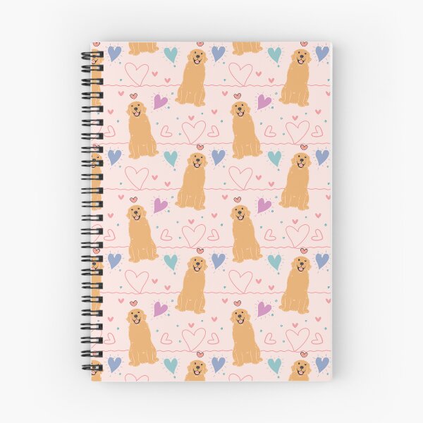 Item preview, LOVE Golden Retriever - Pink background designed and sold by Lulupainting.