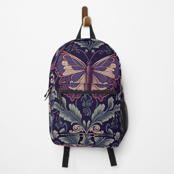 Item preview, Vintage Butterfly Pattern | Dark Pastel Butterfly | Butterfly Art | Nature Pattern | high resolution designed and sold by Synthetic-Intel.