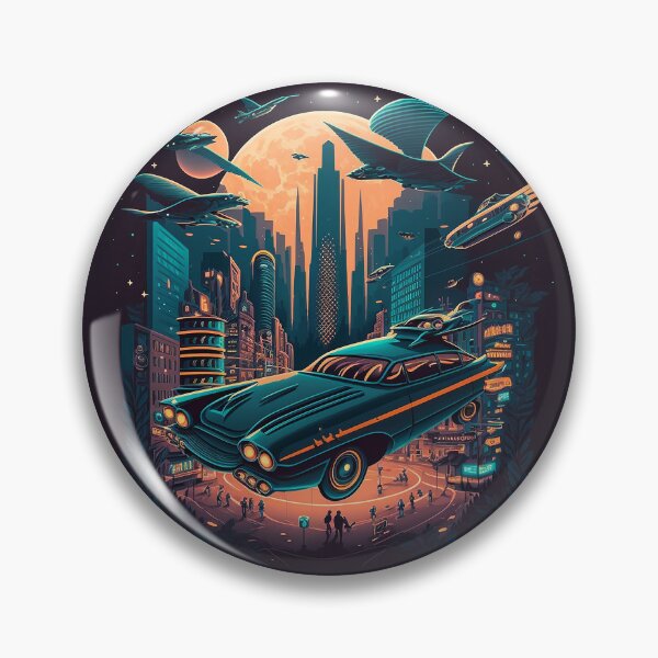 Item preview, Retro-futuristic Flying Car designed and sold by Viktor Surzhko.