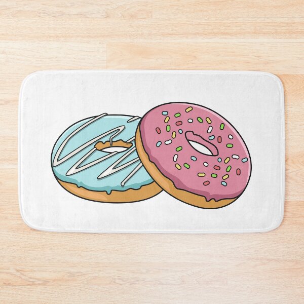 Item preview, Donut cartoon illustration designed and sold by Misscartoon.