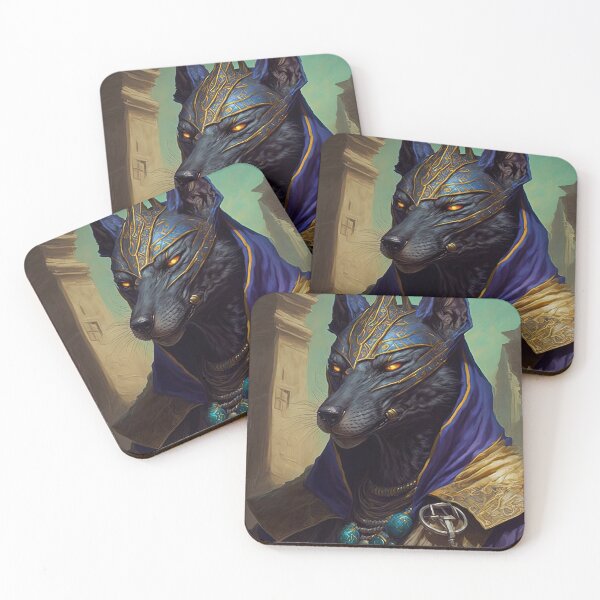 Item preview, Blue Anubis designed and sold by OccultDreams.