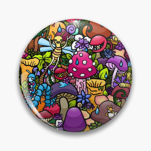 Item preview, MUSHROOM GARDEN THUNDERSTORM designed and sold by azzurroarts.