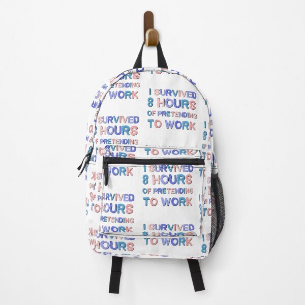 Item preview, I Survived 8 Hours Of Pretending To Work Funny Office Saying designed and sold by Emotionville.