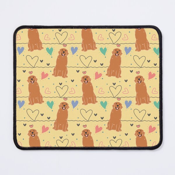 Item preview, LOVE Red Dark Golden Retriever designed and sold by Lulupainting.