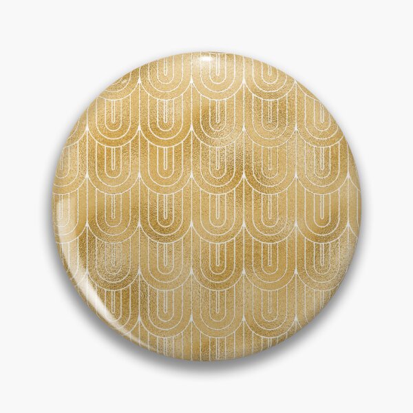 Item preview, Art Deco gold and white pattern  designed and sold by GoDesign1.