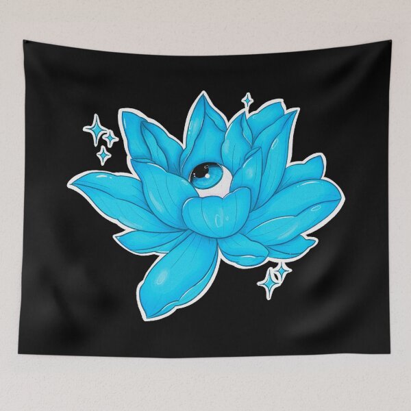 Aperçu de l'œuvre LE LOTUS BLEU créée et vendue par PoissonduNil.