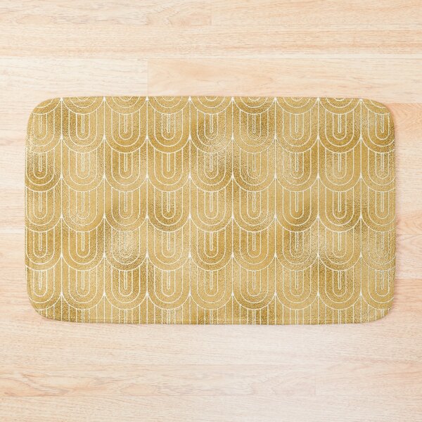 Item preview, Art Deco gold and white pattern  designed and sold by GoDesign1.