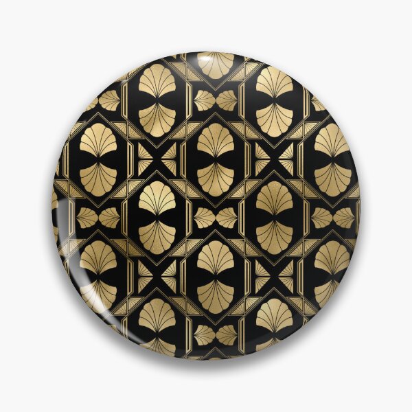 Item preview, Black Gold Art Deco designed and sold by GoDesign1.