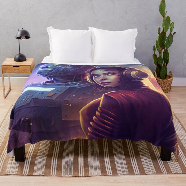 Item preview, Retro-futuristic Woman with Robot designed and sold by Viktor Surzhko.