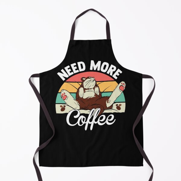 Item preview, Cute Silly Kitty Cat Need More Coffee designed and sold by Xx4thseasonxX.