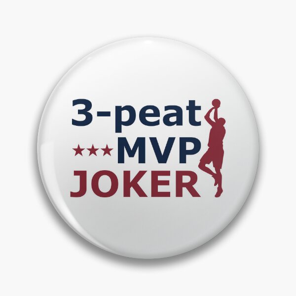 Item preview, 3-peat MVP Joker - gifts for Denver basketball sport fans designed and sold by GraphicDream.
