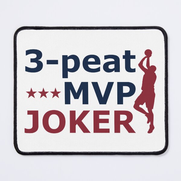 Item preview, 3-peat MVP Joker - gifts for Denver basketball sport fans designed and sold by GraphicDream.