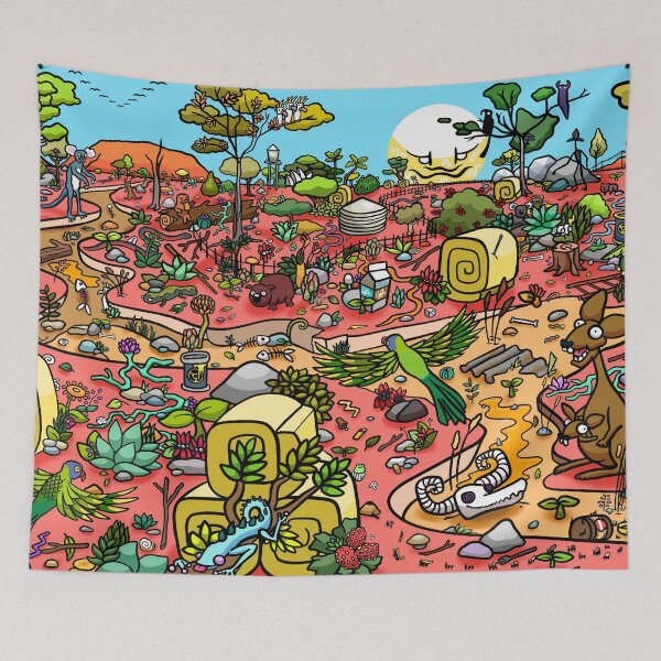 Item preview, Wicked Deadly Aussie Outback designed and sold by azzurroarts.