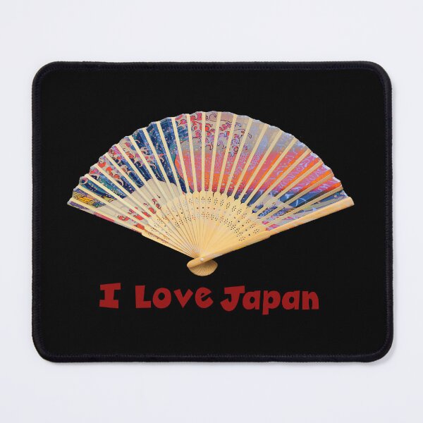 Item preview, Japanese fan - I Love Japan  (+ View this design on 75+ products) designed and sold by Julien Hebbrecht.