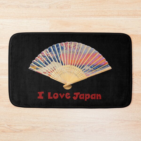 Item preview, Japanese fan - I Love Japan  (+ View this design on 75+ products) designed and sold by Julien Hebbrecht.