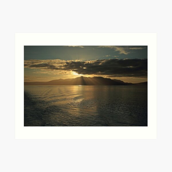 Isle of Arran at Sunset Art Print
