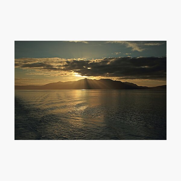 Isle of Arran at Sunset Photographic Print