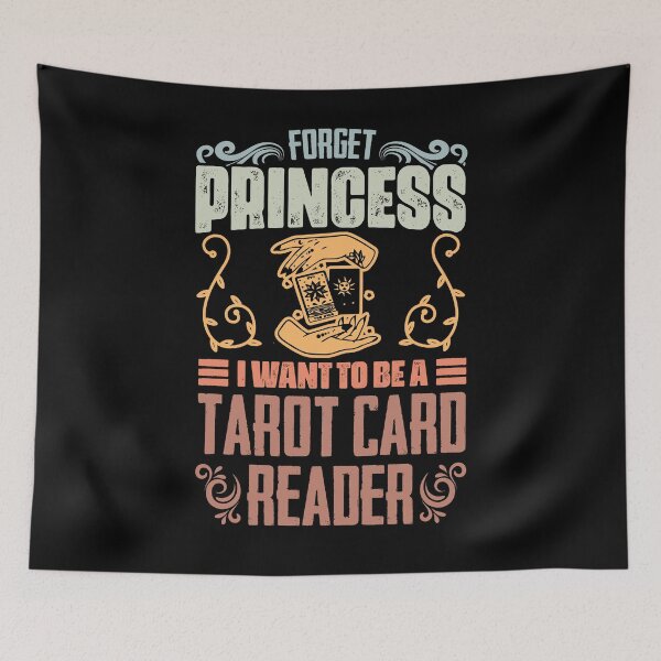 Item preview, Forget Princess Retro Tarot Card Reading A Tarot Card Reader designed and sold by Nessshirts.