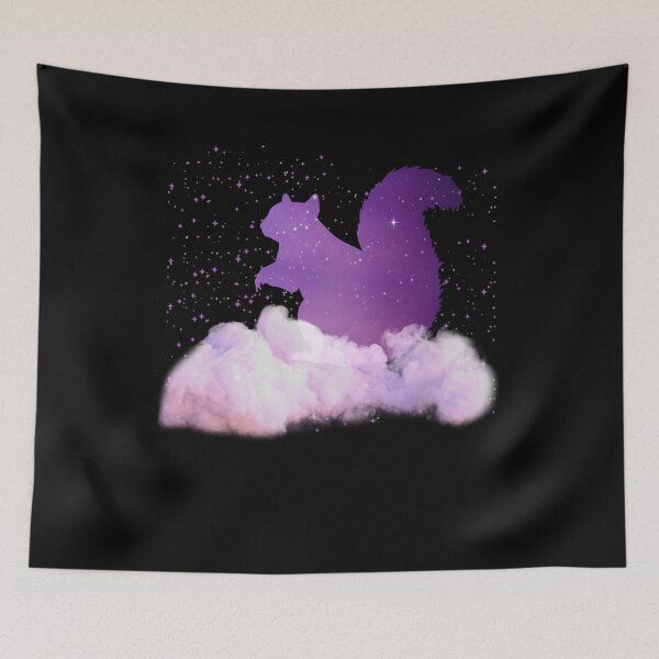 Item preview, Cute Squirrel Art With Cloud Design For Forest And Animals Lover Cute Squirrel Gift designed and sold by Thecitiesstore.