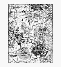 RQ2 DRAGON PASS Map (pairs with RQ2 PRAX Map) Photographic Print