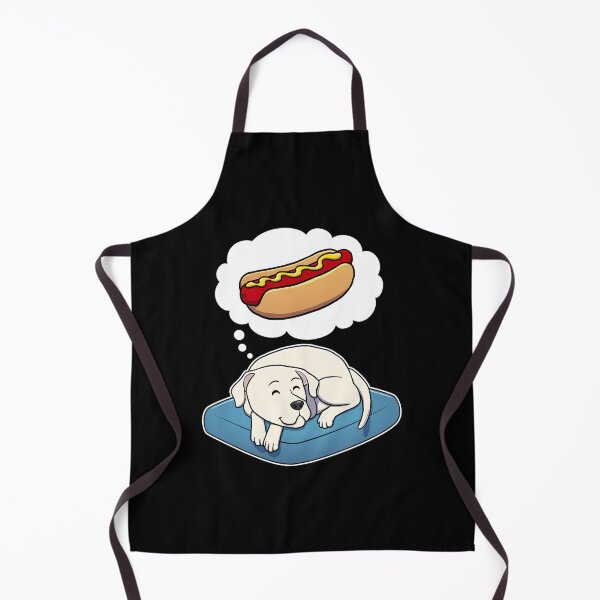Aperçu de l'œuvre Dogo Argentino dreaming about Hotdogs créée et vendue par DoggieDelights.