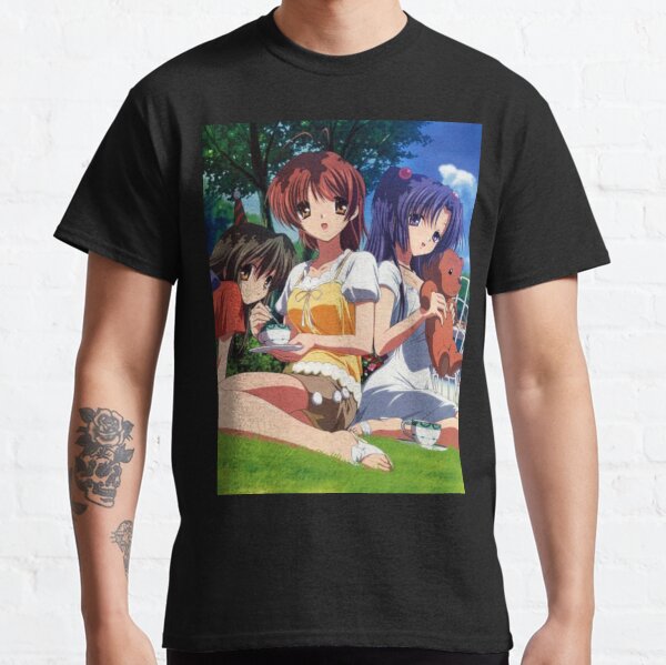 Clannad Anime T Shirt Unisex Cotton Tee Shirt Manga Gift Quality N1124  Customize Tee Shirt