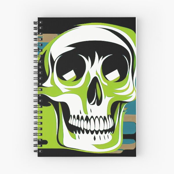 Item preview, Green Skull Graphic designed and sold by ZombieTit.