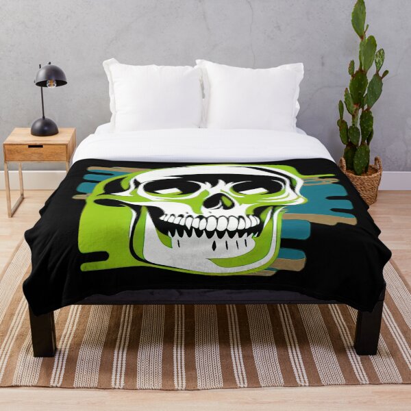 Item preview, Green Skull Graphic designed and sold by ZombieTit.