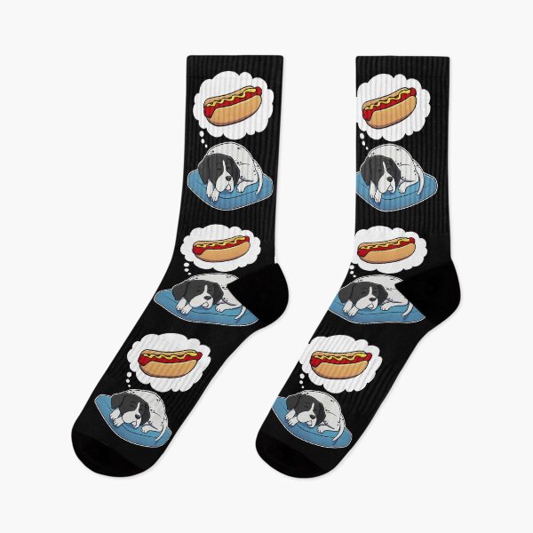 Item preview, English Pointer dreaming about Hotdogs designed and sold by DoggieDelights.