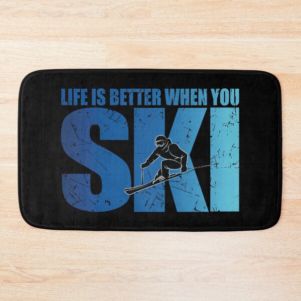 Item preview, Life Is Better When You Ski Skier Ski Lover Skiing Apres Ski designed and sold by TravelScientist.