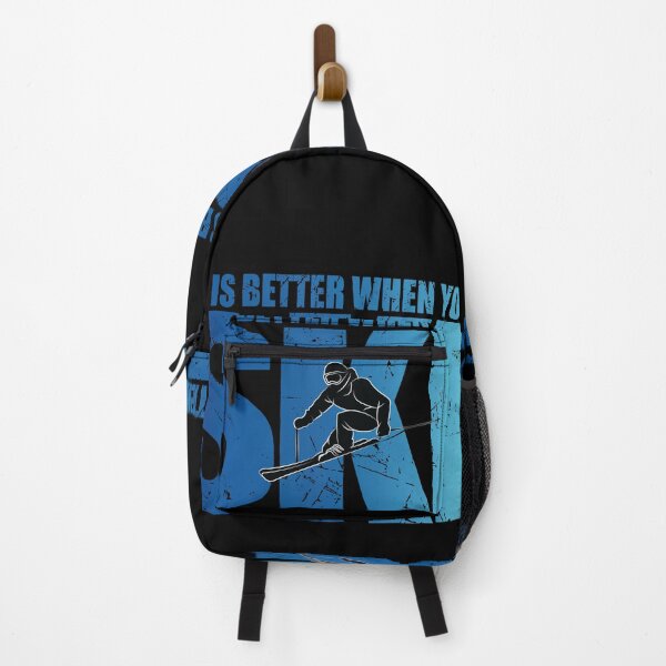 Item preview, Life Is Better When You Ski Skier Ski Lover Skiing Apres Ski designed and sold by TravelScientist.