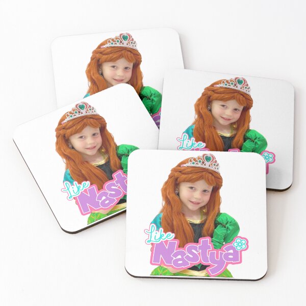 Item preview, Nastya with red hair green gloves and a glowing smile, like nastya queen crown designed and sold by theJuniorJams.