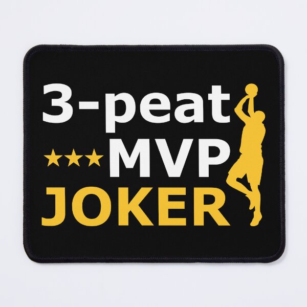 Item preview, 3-peat MVP Joker - gifts for Denver basketball sport fans designed and sold by GraphicDream.