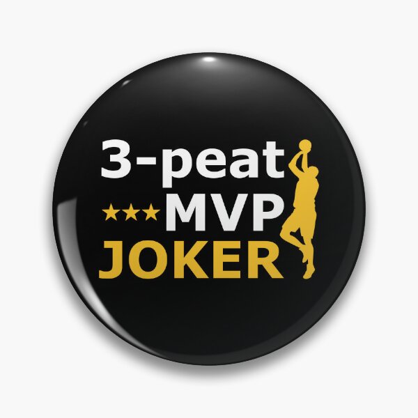 Item preview, 3-peat MVP Joker - gifts for Denver basketball sport fans designed and sold by GraphicDream.