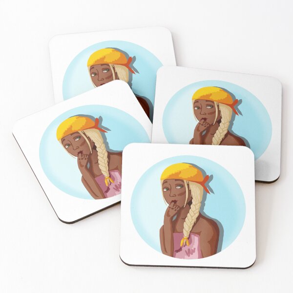 Item preview, Cute black girl designed and sold by IvonaXrArt.