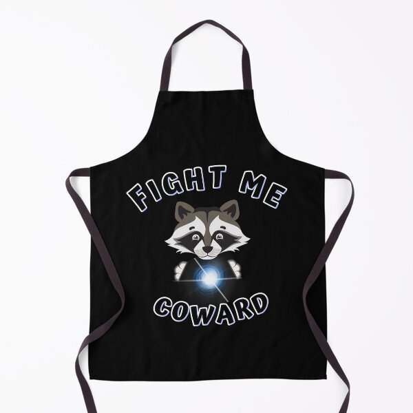 Item preview, Fight Me Coward Raccoon designed and sold by Matjermoon.